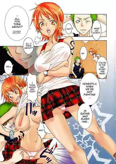 (C75) [Kurione-sha (YU-RI)] Nami-chan to A SO BO | Let's Play with Nami (One Piece) [English] {doujin-moe.us}