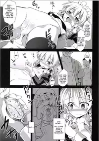 (Reitaisai 11) [Akuten Soushin (Kokutou Nikke)] Izayoi Sakuya Sokusei Ninsin Renzoku Shussan | Sakuya Izayoi's Forced Pregnancies, Continuous Childbearings (Touhou Project) [English]