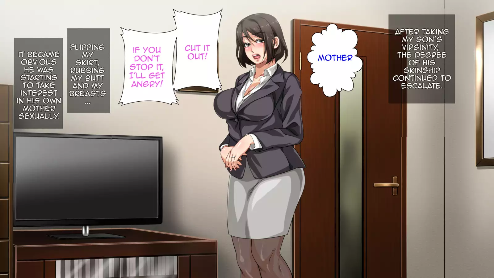 Hahaoya ni Yoru Fudeoroshi ga Gimuka Sareta Sekai | World where Cherry Popping is a Mother's Duty Part 1