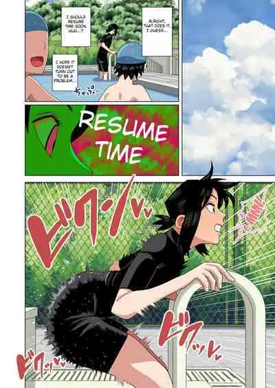 Jikan Teishi to Saimin to Toumei Ningen de Mizugi no Tannin no Sensei wo Pool no Jugyo Chu ni Okashi Makuru