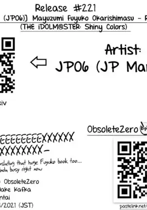 Mayuzumi Fuyuko Okarishimasu | Rent-A-Fuyuko