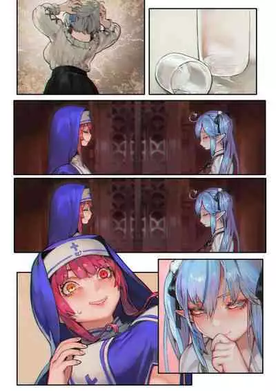 [Aoin no Junreibi (Aoin)] Marine no Zange-shitsu-Codependency (Shirogane Noel, Houshou Marine, Yukihana Lamy) [Digital]