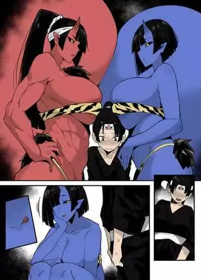 [Arimura Daikon] Oni no Shimai ni Shiboritorareru Momo-kun [Textless] [Colorized]