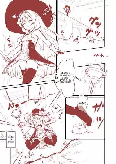 (ComicVket 1) [Fuwaten (Tenjo Ryuka)] Nobeta ga Shippai shite mo Joshinzou ni Modorenakatta Ohanashi | A story about Nobeta not returning to the Goddess Statue even though she failed (Little Witch Nobeta) [English] [aerozext]