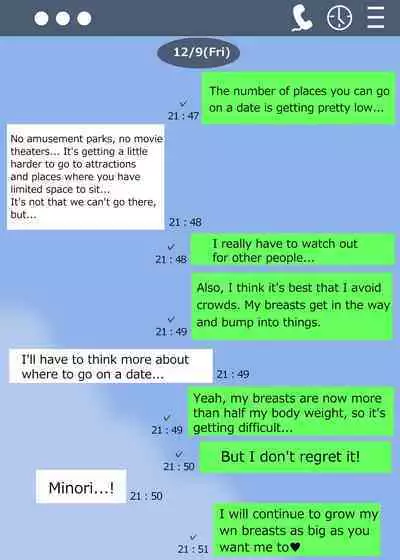 [Kakkuu Mogura] Minori no Chounyuu-ka Kiroku ~Ore no Tame ni Oppai Ookiku shite kureru Kanojo~ (English)