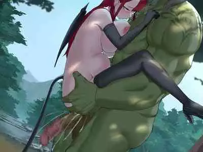 Orc Kishi to Succubus ni Yoru Ishoku Renai Monogatari