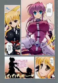 (C84) [STUDIO HUAN (Raidon)] New NanoFei. School Houka 5!!!!! Full Color Bonus+ (Mahou Shoujo Lyrical Nanoha) [English] [desudesu]