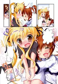 (C82) [STUDIO HUAN (Raidon)] New NanoFei. School! 3 + 4 ALL Full Color Soushuuhen (Magical Girl Lyrical Nanoha) [Textless]