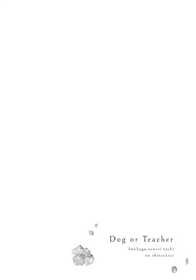 [Sechi] Dog or tīchā - hōkago, sensei-tachi no shitsuke ke ai - | Dog or Teacher-放学后，老师们的调教恋爱- Class.1-4 [Chinese] [莉赛特汉化组]