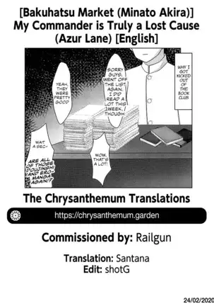 Shikikan wa Hontou ni Shikata ga Nai desu ne | My Commander is Truly a Lost Cause