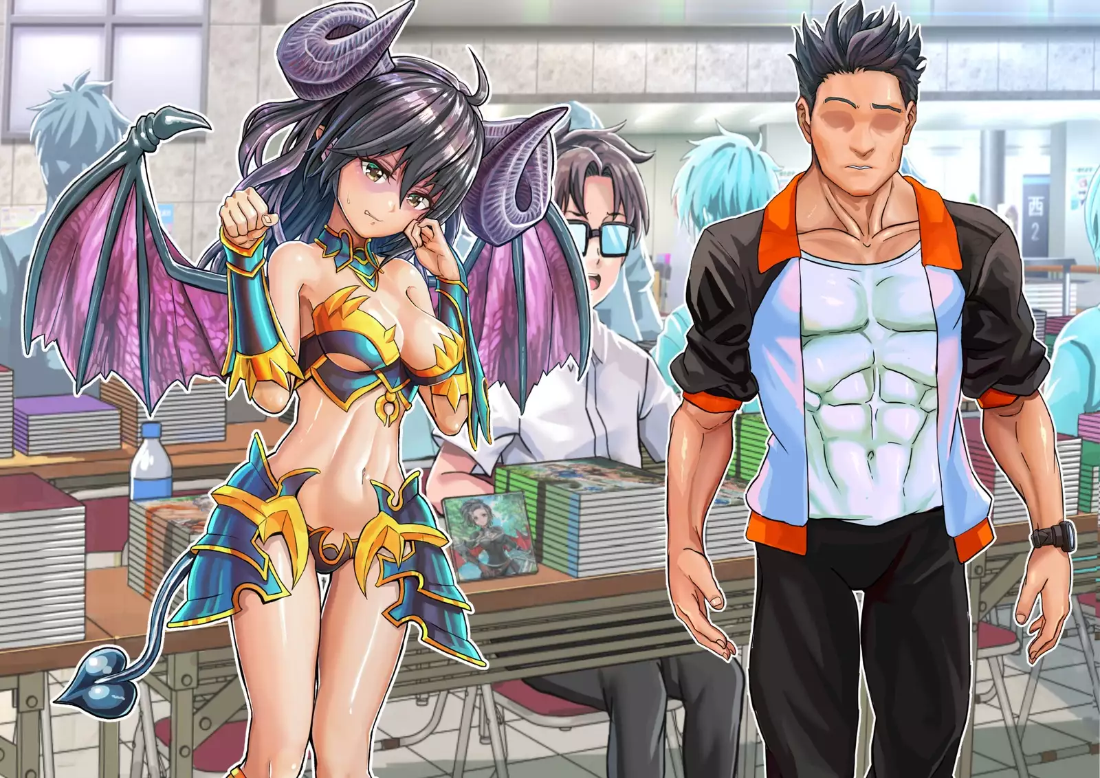 Cosplayer ga Kareshi no Mae de NTRrete Nakadashi