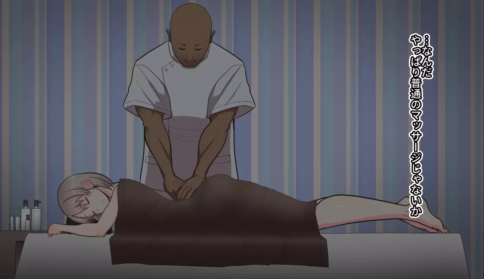 Gobusata Hokuou Bijinzuma ni Seikan Massage o! Karui Netorase no Hazu ga...