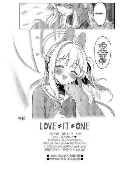 [Horizontal World (Matanonki)] LOVE IT (Only) ONE | LOVE IT 1! (Blue Archive) [English] [Team Rabu2] [Decensored] [Digital]