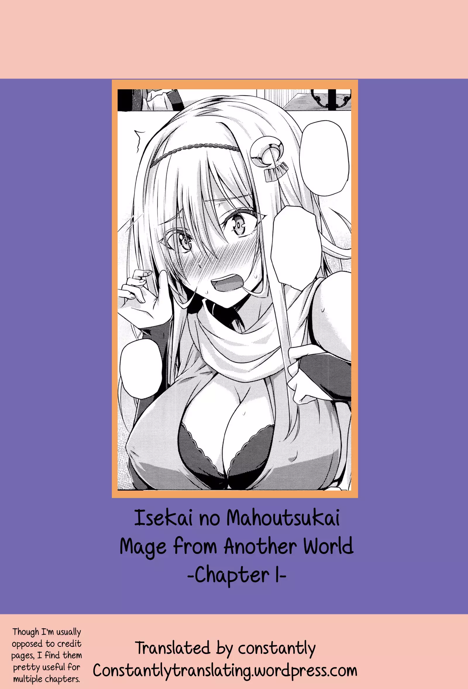 Isekai no Mahoutsukai Ch. 1-3 | Mage From Another World Ch. 1-3