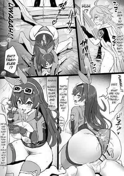 Amber ga Venti ni Netorareru Hanashi | Amber was Stolen Away from me by Venti