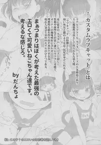 (C90) [Himitsukessya Usagi (Dancyo)] CUSTOMLOVECATs 3rd