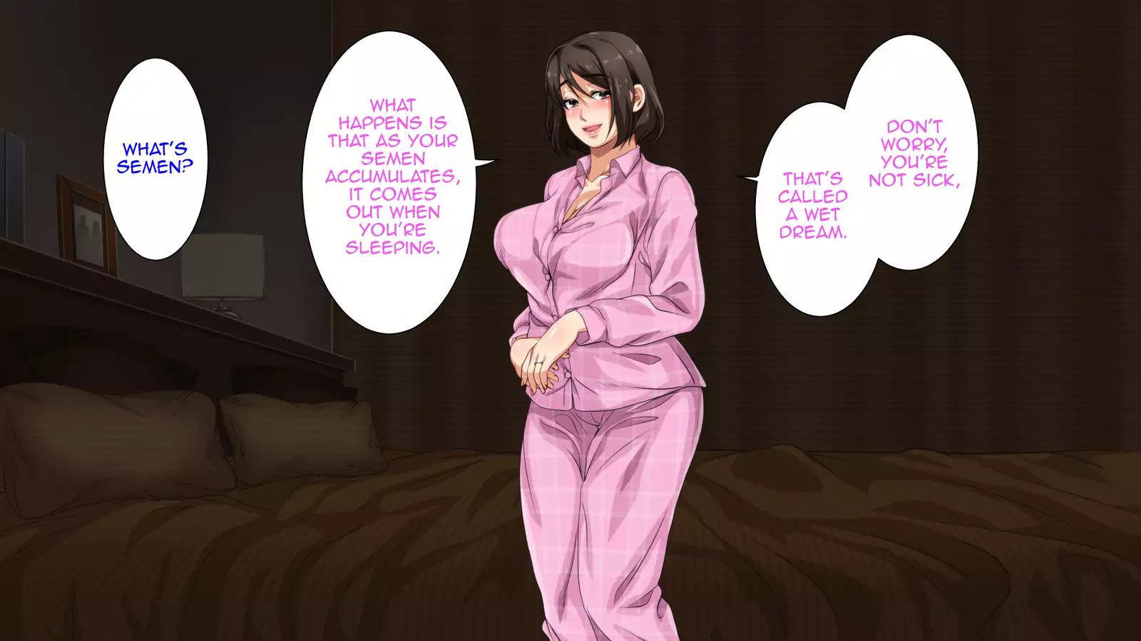 Hahaoya ni Yoru Fudeoroshi ga Gimuka Sareta Sekai | World where Cherry Popping is a Mother's Duty Part 1