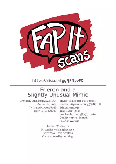 Fudan to wa Sukoshi Chigau Mimic o Hakken shita Frieren | Frieren and a Slightly Unusual Mimic