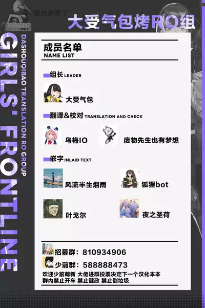 [Hiroji Mishima]Girls Frontline Comic collection [Chinese] [大受气包烤RO汉化] [Digital]
