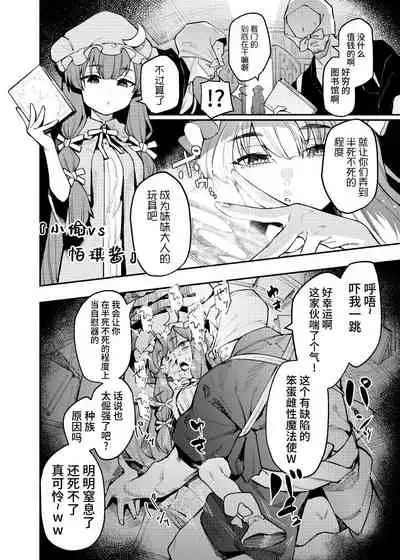 [Jikahatsudensho (flanvia)] Ana to Muttsuri Dosukebe Daitoshokan 4 (Touhou Project) [Chinese] [牛肝菌汉化] [Digital]