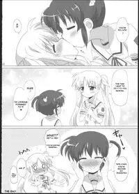 (C83) [Goberazzo (Mukaibi Aoi)] Onnanoko Doushi dakedo Ai sae Areba Kankeinai yo ne (Mahou Shoujo Lyrical Nanoha) [English] [GM_Highlander]