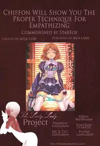 (C84) [MILK LAND (MILKCOW)] Chiffon ga Shimesu Tadashii Kyoukan no Jutsu | Chiffon Will Show You The Proper Technique For Empathizing (Freezing) [English] [The Lusty Lady Project]