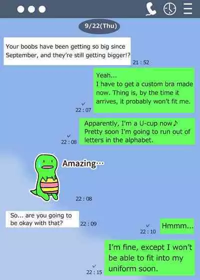 [Kakkuu Mogura] Minori no Chounyuu-ka Kiroku ~Ore no Tame ni Oppai Ookiku shite kureru Kanojo~ (English)